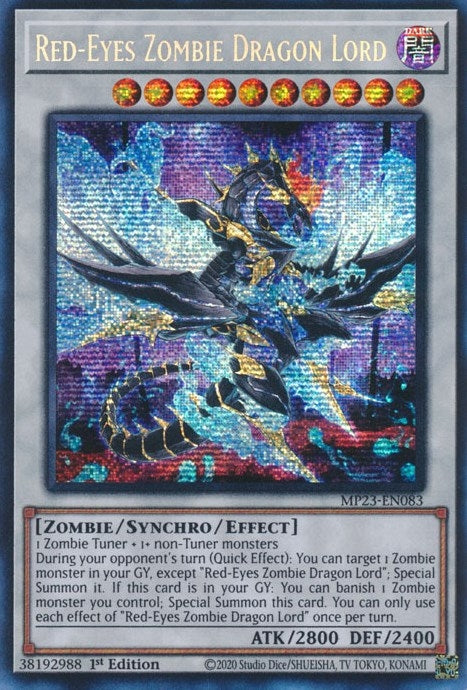 Red-Eyes Zombie Dragon Lord (23083) (MP23) - YuGiOh Single