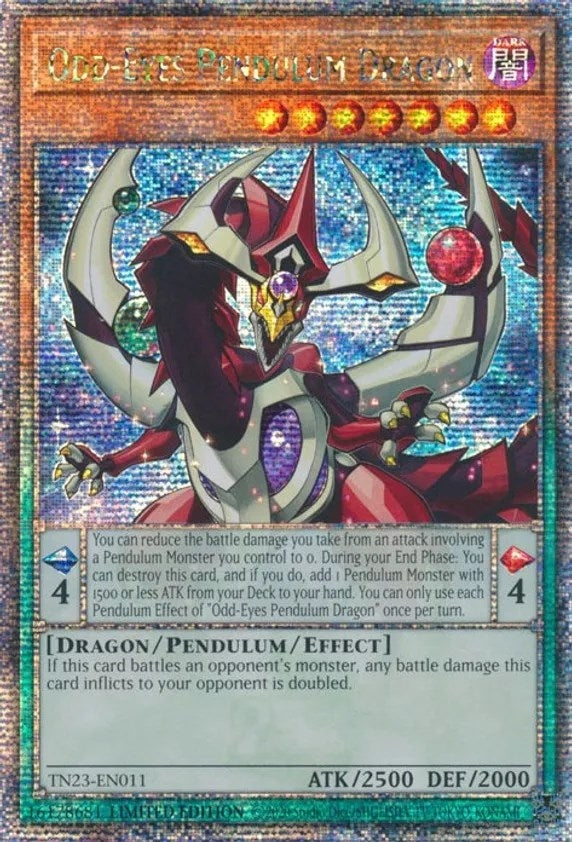 Odd-Eyes Pendulum Dragon (Quarter Century Secret Rare) (23011) (TN23) - YuGiOh Single
