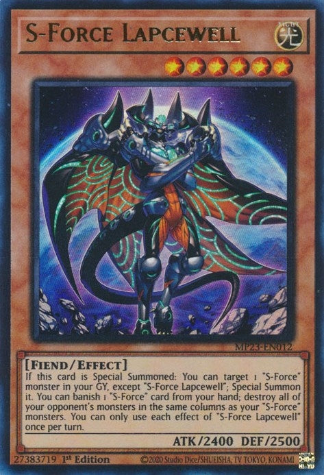 S-Force Lapcewell (23012) (MP23) - YuGiOh Single