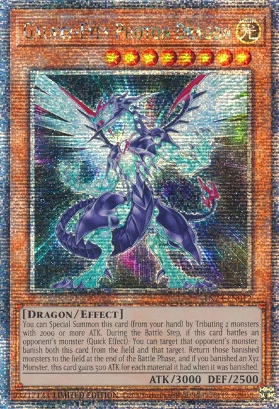 Galaxy-Eyes Photon Dragon (Quarter Century Secret Rare) (23012) (TN23) - YuGiOh Single