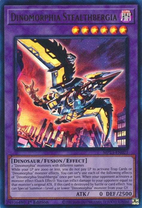 Dinomorphia Stealthbergia (23021) (MP23) - YuGiOh Single