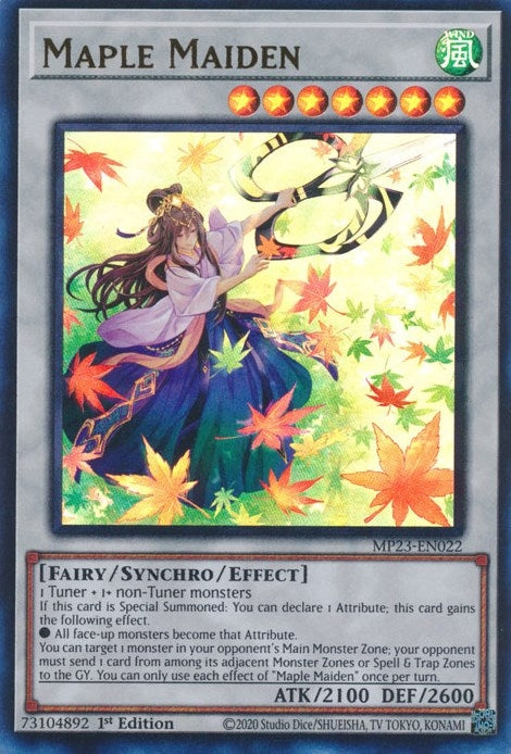 Maple Maiden (23022) (MP23) - YuGiOh Single