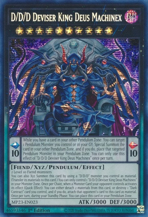 D/D/D Deviser King Deus Machinex (23023) (MP23) - YuGiOh Single
