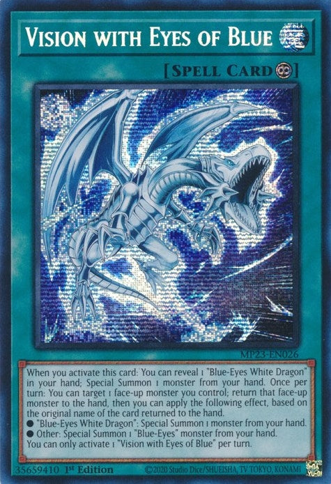 Vision with Eyes of Blue (23026) (MP23) - YuGiOh Single