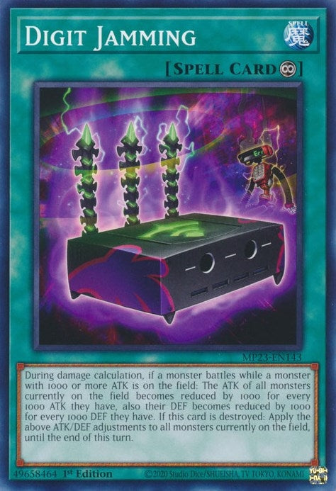 Digit Jamming (23143) (MP23) - YuGiOh Single