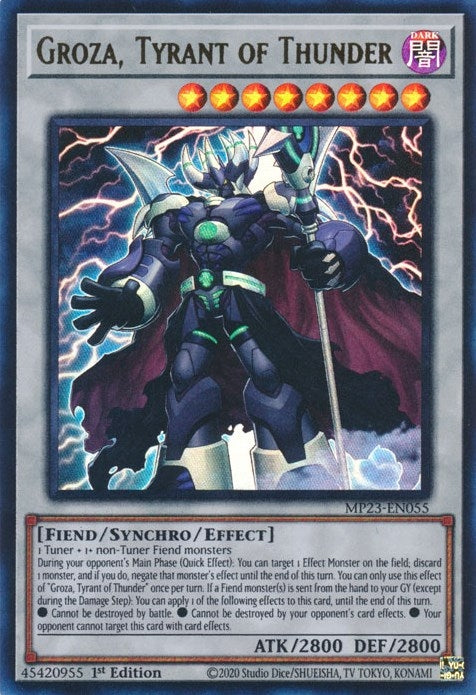 Groza Tyrant of Thunder (23055) (MP23) - YuGiOh Single
