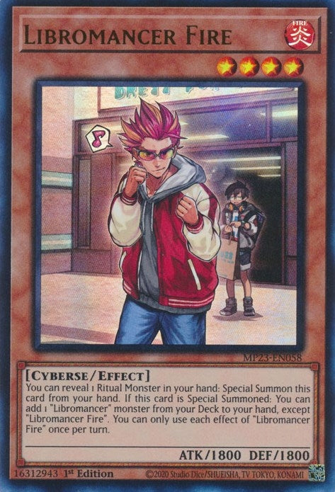 Libromancer Fire (23058) (MP23) - YuGiOh Single
