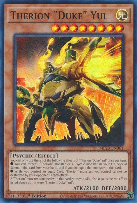 Therion ’Duke’ Yul (23061) (MP23) - YuGiOh Single