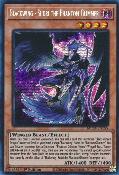 Blackwing - Sudri the Phantom Glimmer (23155) (MP23) - YuGiOh Single