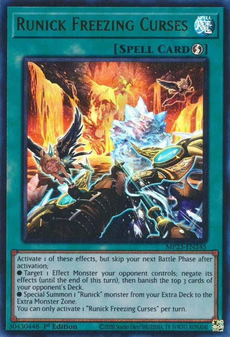 Runick Freezing Curses (23245) (MP23) - YuGiOh Single