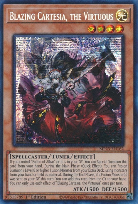 Blazing Cartesia the Virtuous (23162) (MP23) - YuGiOh Single