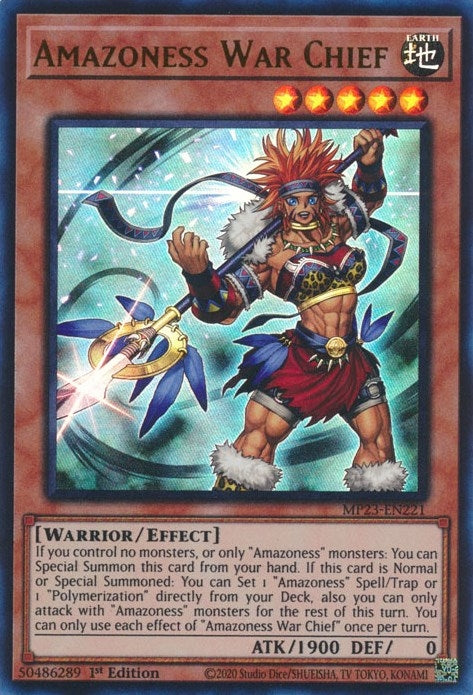 Amazoness War Chief (23221) (MP23) - YuGiOh Single