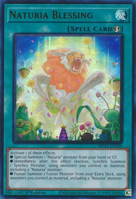 Naturia Blessing (23204) (MP23) - YuGiOh Single
