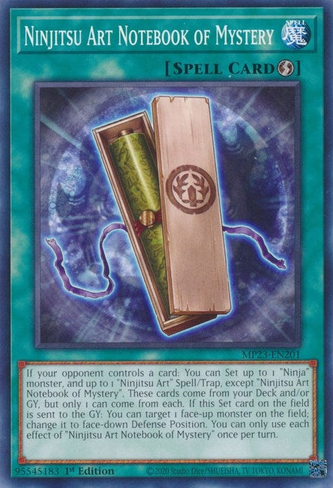 Ninjitsu Art Notebook of Mystery (23201) (MP23) - YuGiOh Single