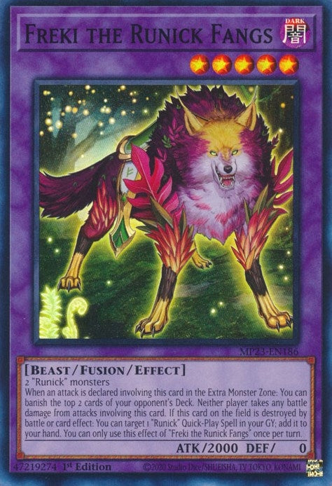 Freki the Runick Fangs (23186) (MP23) - YuGiOh Single