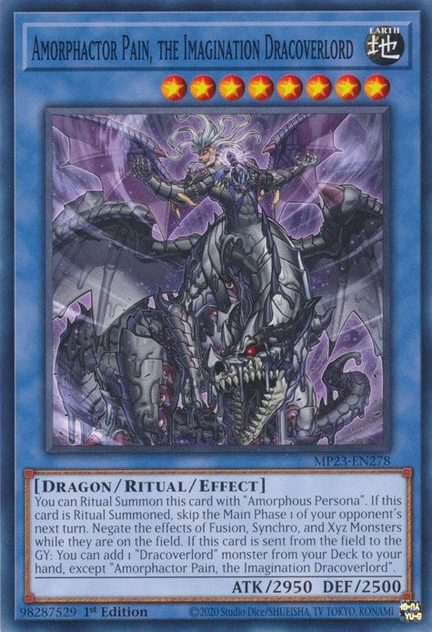 Amorphactor Pain the Imagination Dracoverlord (23278) (MP23) - YuGiOh Single
