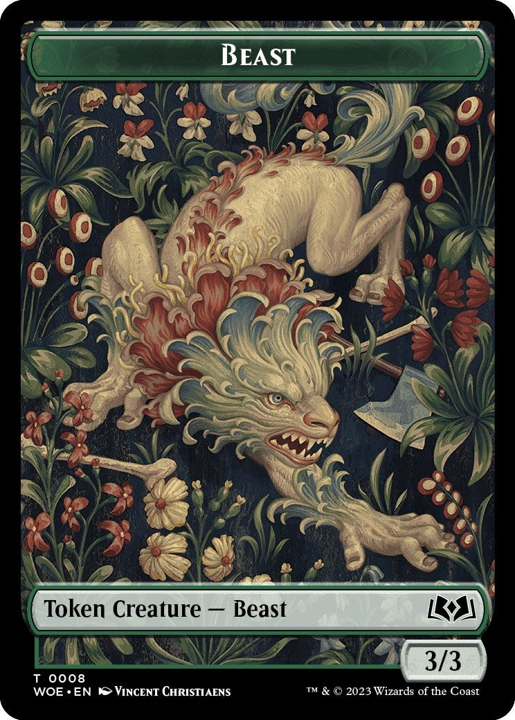 Beast Token (0) [WOE] - MTG Single