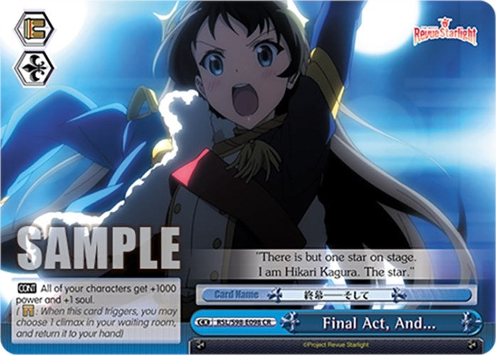 Final Act And... (98098) [RSL] - Weiss Schwarz Single