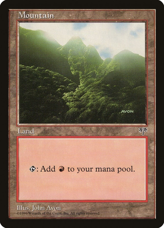 Mountain (Green) (301) [MIR] - MTG Single