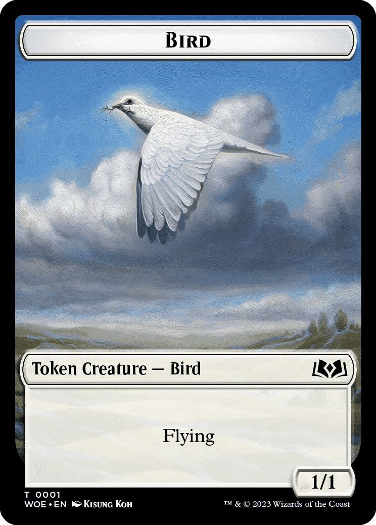 Bird // Food (0013) Double-Sided Token (0) [WOE] - MTG Single