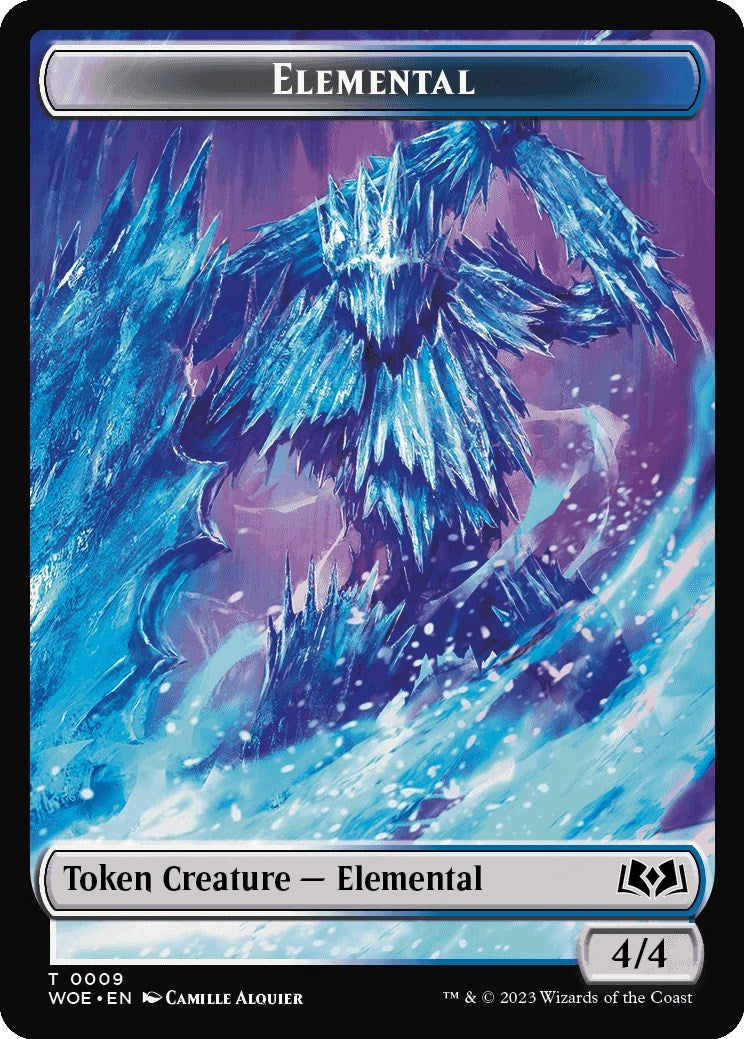 Elemental // Food (0012) Double-Sided Token (0) [WOE] - MTG Single