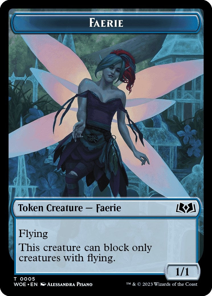 Faerie // Food (0010) Double-Sided Token (0) [WOE] - MTG Single