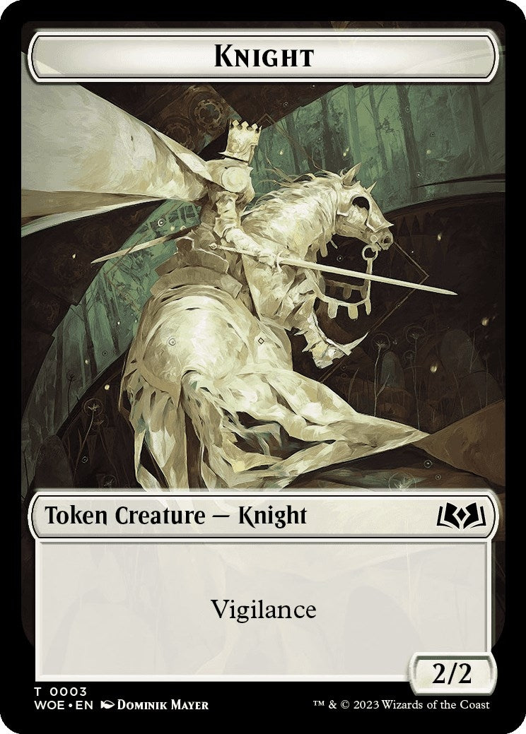 Knight // Food (0013) Double-Sided Token (0) [WOE] - MTG Single