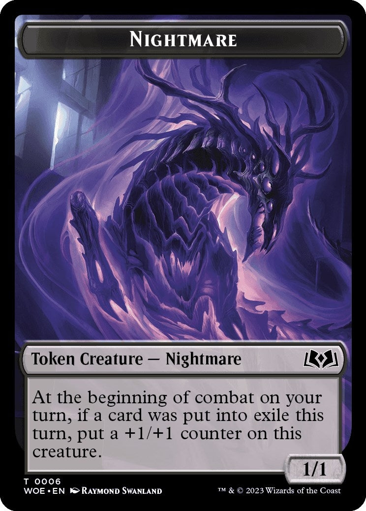 Nightmare // Food (0012) Double-Sided Token (0) [WOE] - MTG Single