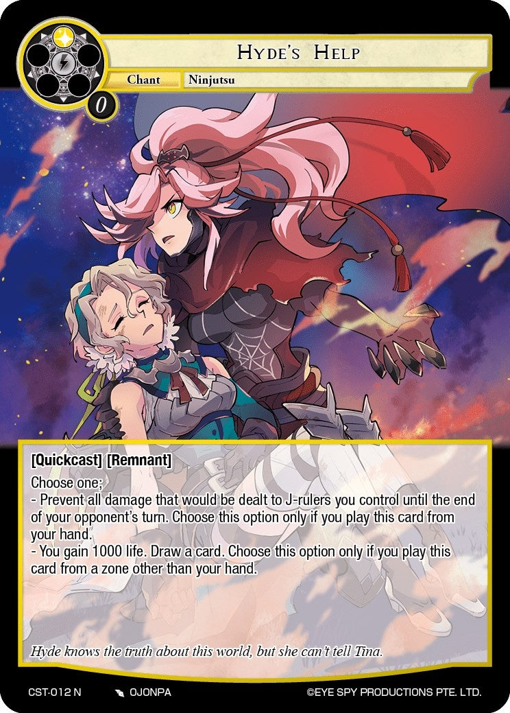 Hyde’s Help (12) [CST] - Force of Will Single
