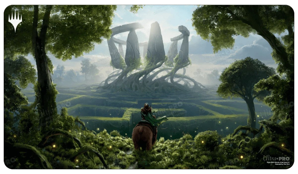 Wilds of Eldraine Virtue of Strength Standard Gaming Playmat for Magic: The Gathering - Playmats Sealed