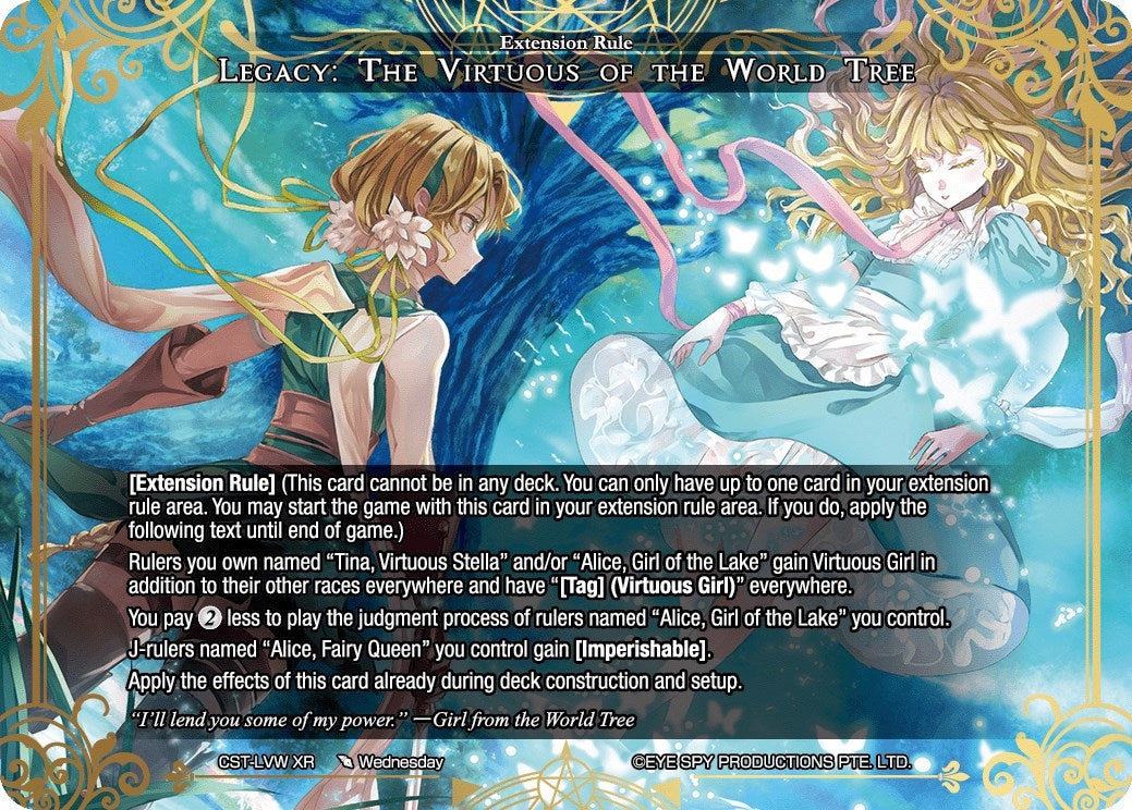 Legacy: The Virtuous of the World Tree (CST-LVW-XR) [CST] - Force of Will Single