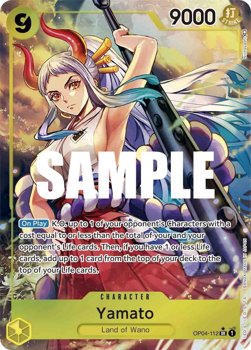 Yamato (Alternate Art) (4112) (OP04) - One Piece Card Game Single