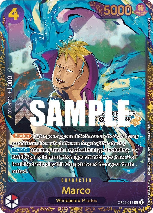 Marco (Treasure Cup) (2018) (OP-PR) - One Piece Card Game Single