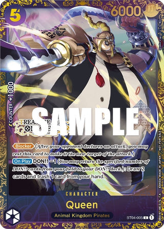 Queen (Treasure Cup) (4005) (OP-PR) - One Piece Card Game Single