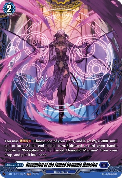 Reception of the Famed Demonic Mansion (FR) (1116) [D-BT11] - Cardfight Vanguard Single