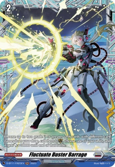 Fluctuate Buster Barrage (FR) (1123) [D-BT11] - Cardfight Vanguard Single