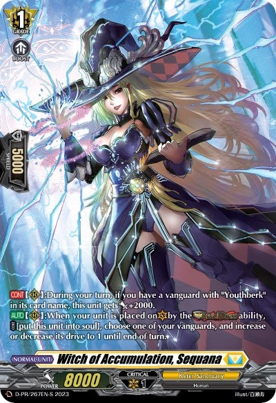 Witch of Accumulation Sequana (Foil) (267) [D-PR] - Cardfight Vanguard Single