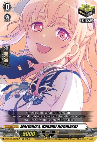 Morfonica Nanami Hiromachi (1128) [D-BT11] - Cardfight Vanguard Single