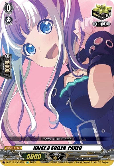 RAISE A SUILEN PAREO (1134) [D-BT11] - Cardfight Vanguard Single