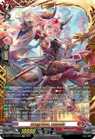 Dragritter Lateefa (FFR) (1103) [D-BT11] - Cardfight Vanguard Single