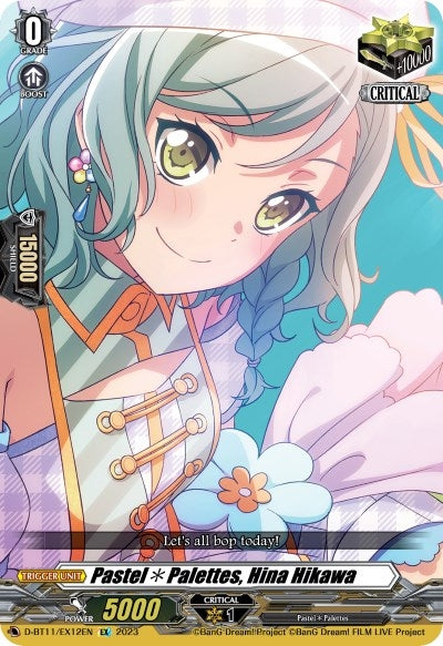 Pastel*Palettes Hina Hikawa (1112) [D-BT11] - Cardfight Vanguard Single