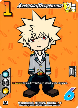 Arrogant Disposition (Regional License Exam 2023) (235) [MHAP] - UniVersus Single
