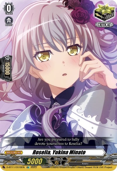 Roselia Yukina Minato (1116) [D-BT11] - Cardfight Vanguard Single