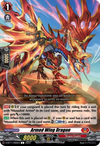 Armed Wing Dragon (11060) [D-BT11] - Cardfight Vanguard Single