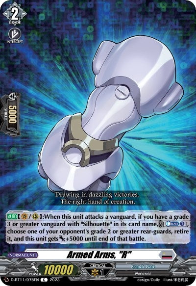 Armed Arms ’R’ (11075) [D-BT11] - Cardfight Vanguard Single