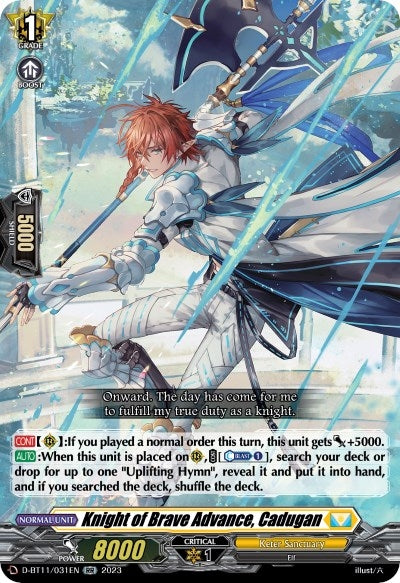Knight of Brave Advance Cadugan (11031) [D-BT11] - Cardfight Vanguard Single