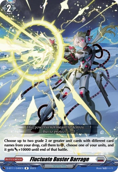 Fluctuate Buster Barrage (11046) [D-BT11] - Cardfight Vanguard Single