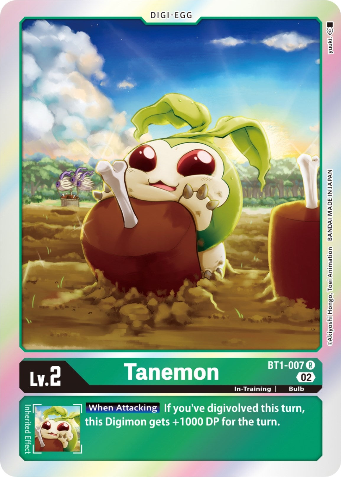 Tanemon (Resurgence Booster Reprint) (1007) [RB-01] - Digimon Card Game Single