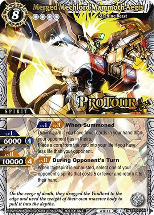 Merged Mechlord Mammoth Aegis (X Rare Special Pack Vol. 2) (2044) [BSSP] - Battle Spirits Saga Single