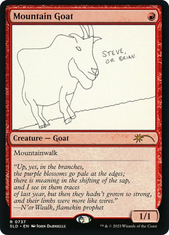 Mountain Goat (737) [SLD] - MTG Single